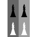 download 2d Chess Set Bishop clipart image with 90 hue color