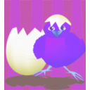 download Spring Chicken clipart image with 225 hue color