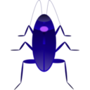 download Cockroach Cucaracha clipart image with 225 hue color