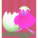download Spring Chicken clipart image with 270 hue color