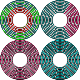 Fragmented Defragmented Circle Disc