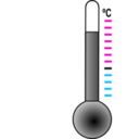download Thermometer clipart image with 315 hue color