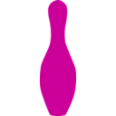 download Bowling Pin Opurple clipart image with 45 hue color
