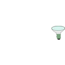 download Led Lightbulb clipart image with 90 hue color