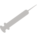 download Syringe clipart image with 180 hue color