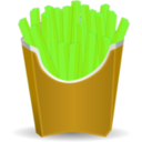 download French Fries clipart image with 45 hue color