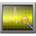 download Monitoring Search clipart image with 180 hue color