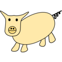 download Cochon clipart image with 45 hue color