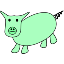 download Cochon clipart image with 135 hue color