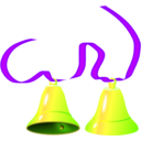 download Bells clipart image with 225 hue color