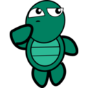 download Turtle Thinking clipart image with 45 hue color