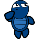 download Turtle Thinking clipart image with 90 hue color