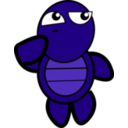 download Turtle Thinking clipart image with 135 hue color