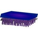 download Scrub Brush Michael Moor clipart image with 225 hue color