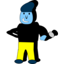 download Singer 2 clipart image with 180 hue color