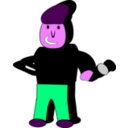 download Singer 2 clipart image with 270 hue color