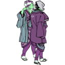 download Suspicious Men clipart image with 90 hue color