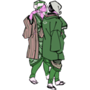 download Suspicious Men clipart image with 270 hue color