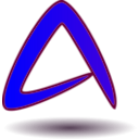 download Abiword clipart image with 180 hue color