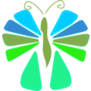 download Butterfly clipart image with 135 hue color