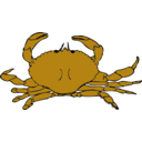 download Crab clipart image with 45 hue color