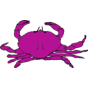 download Crab clipart image with 315 hue color