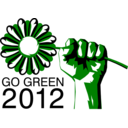 download Green Fist clipart image with 0 hue color