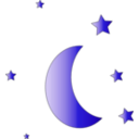 download Crescent Icon clipart image with 45 hue color