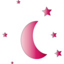 download Crescent Icon clipart image with 135 hue color