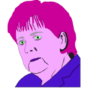 download Merkel clipart image with 270 hue color