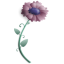 download Flower clipart image with 45 hue color