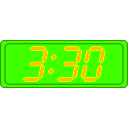 download Digital Clock clipart image with 45 hue color