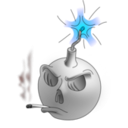 download Boom clipart image with 180 hue color