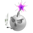 download Boom clipart image with 270 hue color