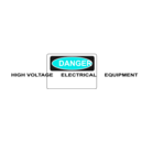 download Danger High Voltage Electrical Equipment clipart image with 180 hue color