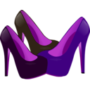 download Women Heels clipart image with 270 hue color