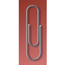 download Paperclip clipart image with 180 hue color