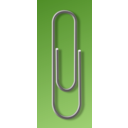 download Paperclip clipart image with 270 hue color