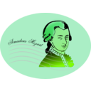 download Mozart clipart image with 90 hue color