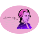 download Mozart clipart image with 270 hue color