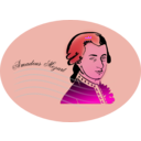 download Mozart clipart image with 315 hue color