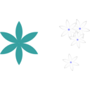 download Daisies clipart image with 180 hue color