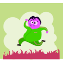 download Jog clipart image with 270 hue color