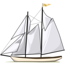 download Boat 1 clipart image with 180 hue color