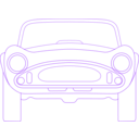 download Shelby Cobra Blueprint clipart image with 270 hue color