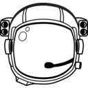 download Astronauts Helmet clipart image with 90 hue color