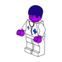 download Lego Town Doctor clipart image with 225 hue color