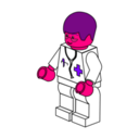 download Lego Town Doctor clipart image with 270 hue color