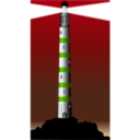 download Lighthouse clipart image with 90 hue color