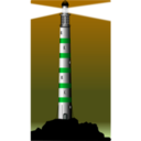 download Lighthouse clipart image with 135 hue color